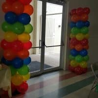 balloon decoration for the entrance of your party