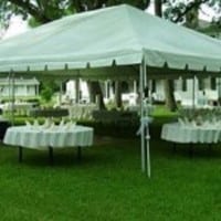 small marquee for elegant events 15x15