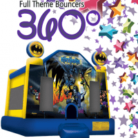 Bounce House 360 ​​by Batman, for children who like that superhero from the Gothic city, we already have his theme available, so they can enjoy a good party