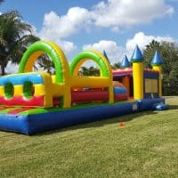 Combo with obstacle, bounce house with fun obstacles, the best of the best at A1EconomyPartyRental