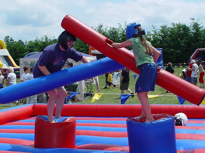 We have all the inflatable games you want at A1 Economy Party Rental